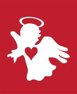 Vector Illustration of Angel Stock Illustration