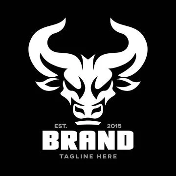 Vector illustration of an angry bull Stock Illustration