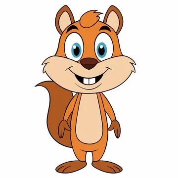 Vector illustration of an animal chipmunk Stock Illustration
