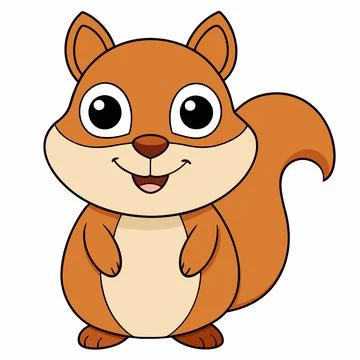 Vector illustration of an animal chipmunk Stock Illustration