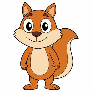 Vector illustration of an animal chipmunk Stock Illustration