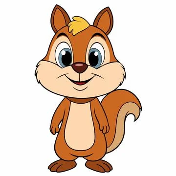 Vector illustration of an animal chipmunk Stock Illustration