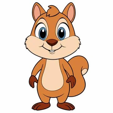 Vector illustration of an animal chipmunk Stock Illustration