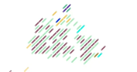 Vector Illustration Animation Building Canada Silhouette with Diagonals Stock Footage 326832575