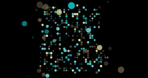 Vector Illustration Animation of Falling Circles Building Egypt Outline Stock Footage 326834205