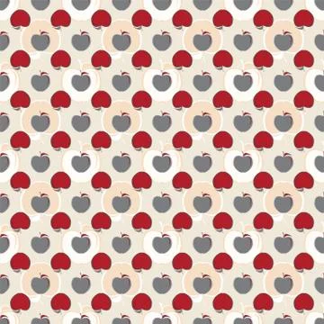 Vector illustration of apples. Illustrazione stock