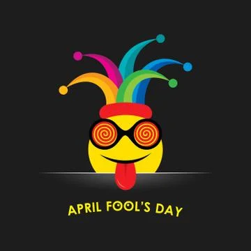 Vector illustration of April Fools Day Greeting Stock Illustration