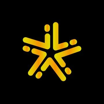 Vector illustration of arrow asterisk icon in soft colors. Only global colors. C Illustrazione stock