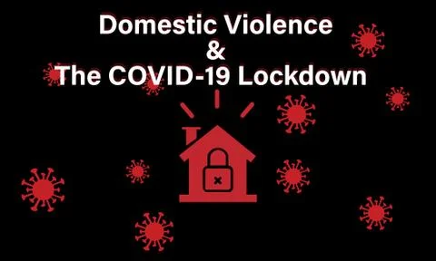 A vector illustration artwork of Covid-19 Lock Down concept. Illustrazione stock