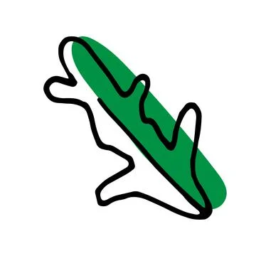 Vector illustration of arugula in doodle style Stock Illustration