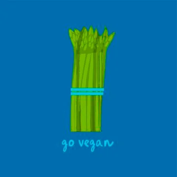Vector illustration of asparagus Stock Illustration