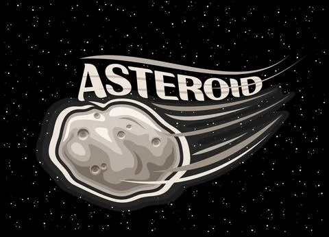 Vector illustration of Asteroid Illustrazione stock
