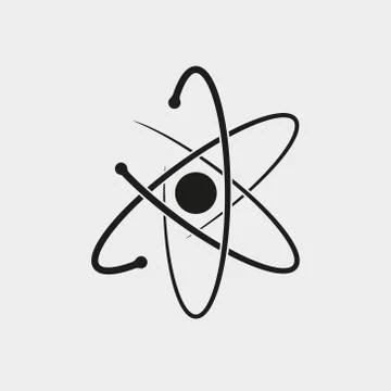 Vector illustration of atom icon design. Islated. Stock Illustration