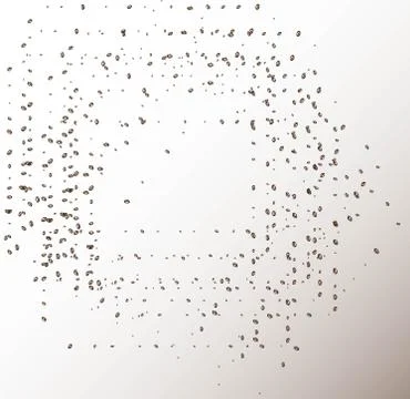 Vector illustration. Background with coffee beans. Stock Illustration