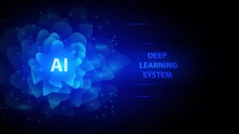 Vector illustration of a background in the form of luminous abstract shapes Stock Illustration