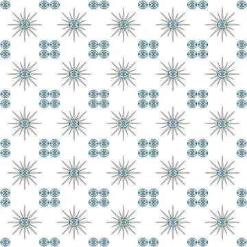 Vector illustration background image abstract pattern ornament of four orname Stock Illustration