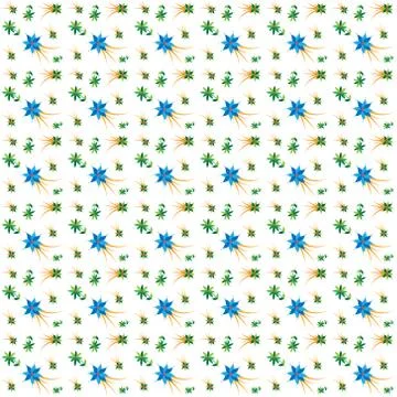 Vector illustration background image seamless texture on the theme of spring  Stock Illustration