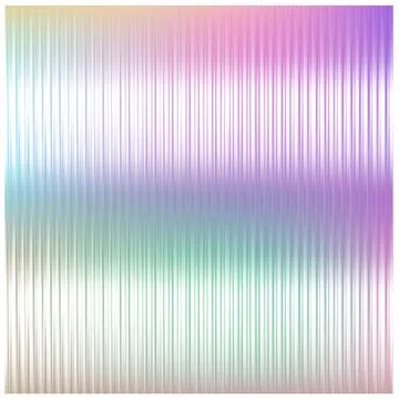 Vector illustration of a background made of corrugated rainbow colored glass. Stock Illustration