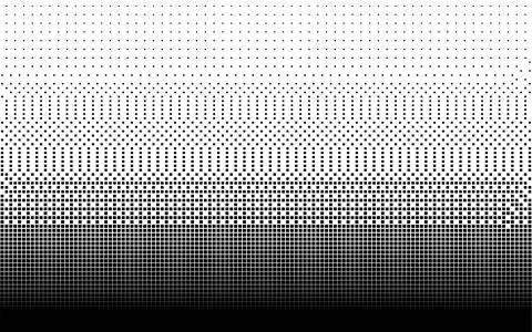 Vector illustration of background with pixel texture of linear monochrome Illustrazione stock