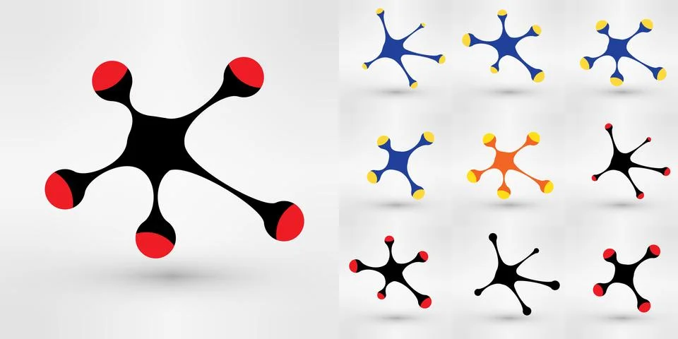 Vector illustration background set of communication graphic concept. Design 스톡 일러스트