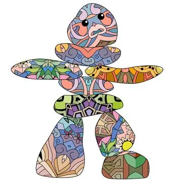 Vector Illustration of balance made of colored stones. Иллюстрация
