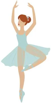 Vector illustration of ballerina in Nutcracker ballet Stock Illustration