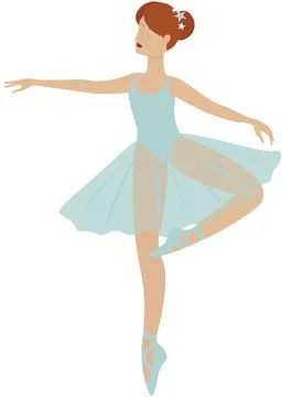 Vector illustration of ballerina in Nutcracker ballet Stock Illustration