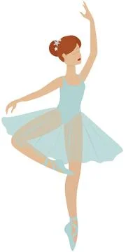 Vector illustration of ballerina in Nutcracker ballet Stock Illustration