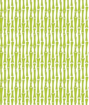 Vector illustration of bamboo on white background, Seamless border, Pattern, Illustrazione stock