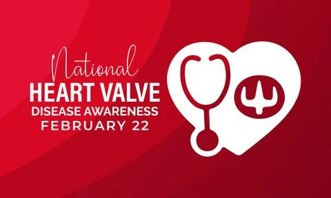 Vector illustration based on the theme of National Heart Valve Disease Awar.. Stock Illustration