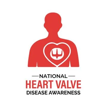 Vector illustration based on the theme of National Heart Valve Disease Awar.. Stock Illustration