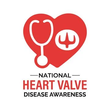 Vector illustration based on the theme of National Heart Valve Disease Awar.. Stock Illustration