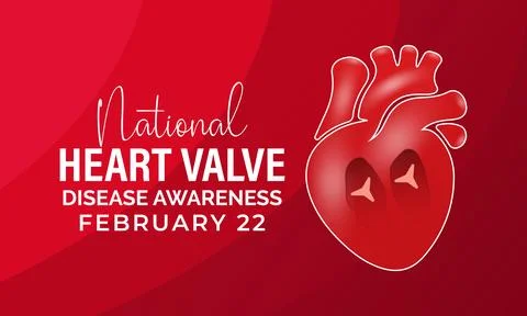 Vector illustration based on the theme of National Heart Valve Disease Awar.. Stock Illustration