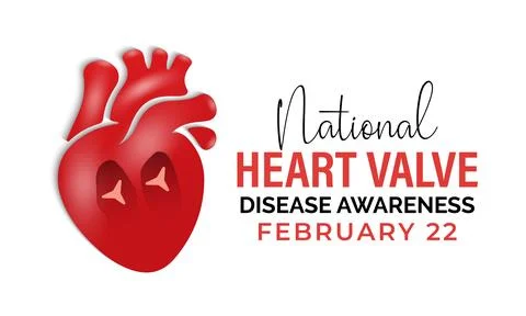 Vector illustration based on the theme of National Heart Valve Disease Awar.. Stock Illustration