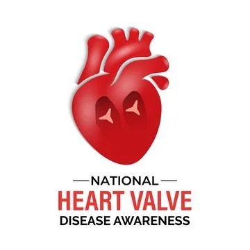 Vector illustration based on the theme of National Heart Valve Disease Awar.. Stock Illustration