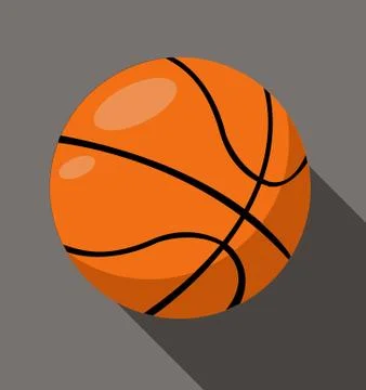 Vector illustration of a Basketball Stock Illustration