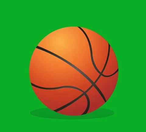 Vector illustration of a Basketball Stock Illustration