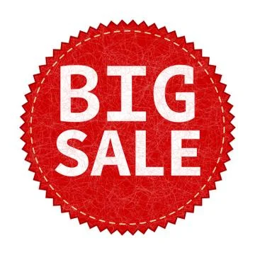 Vector illustration of a big discount Stock Illustration