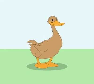 Vector illustration of a bird in nature イラスト素材