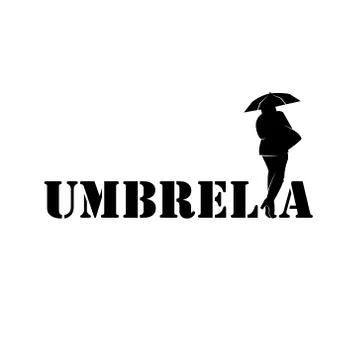 Vector illustration a black-and-white logo with an inscription printing lette Stock Illustration