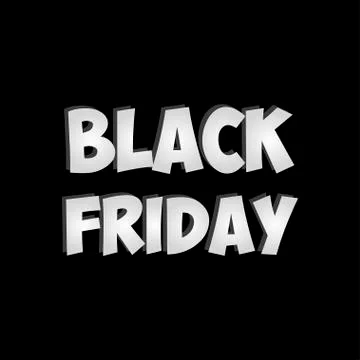 Vector illustration Black Friday Stock Illustration