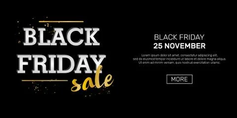 Vector illustration Black Friday Stock Illustration