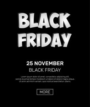 Vector illustration Black Friday Stock Illustration
