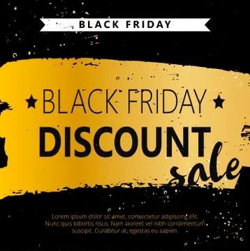 Vector illustration Black Friday Stock Illustration