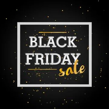 Vector illustration Black Friday Stock Illustration
