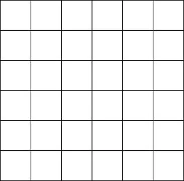 Vector illustration of a black grid for marking up a diary Stock Illustration