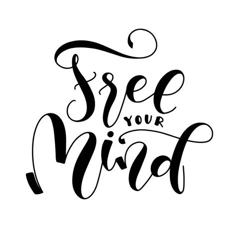 Vector illustration with black lettering isolated on white background. Stock Illustration