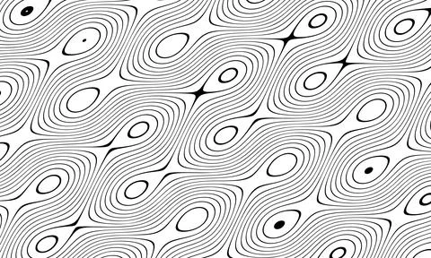 Vector Illustration of the black pattern of lines abstract background. EPS10 Stock Illustration