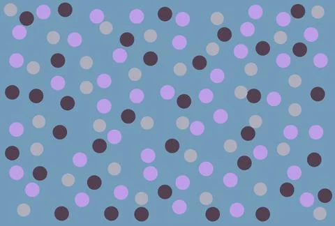 Vector illustration of black,purple ,green circle on blue background Stock Illustration