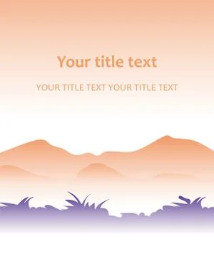 Vector illustration of a blank banner for your text. Stock Illustration